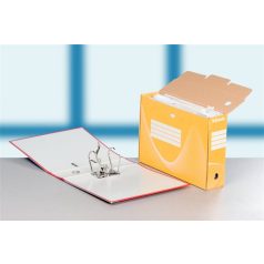   ESSELTE Archiválódoboz, A4, 100 mm, karton, ESSELTE "Boxycolor", sárga