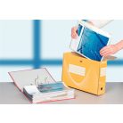 ESSELTE Archiválódoboz, A4, 100 mm, karton, ESSELTE "Boxycolor", sárga