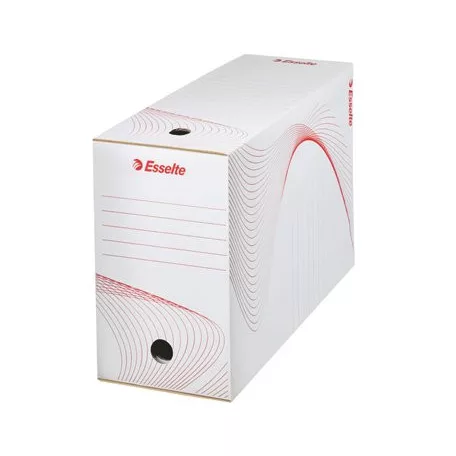 ESSELTE Archiválódoboz, A4, 150 mm, karton, ESSELTE "Standard", fehér