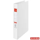 ESSELTE Gyűrűs könyv, 2 gyűrű, 42 mm, A4, PP, ESSELTE "Standard", Vivida fehér
