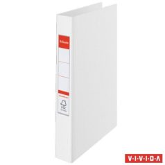   ESSELTE Gyűrűs könyv, 4 gyűrű, 42 mm, A4, PP, ESSELTE "Standard", Vivida fehér