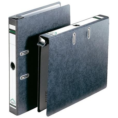 LEITZ Iratrendező, 50 mm, A4, karton, függőmappákhoz, LEITZ, fekete