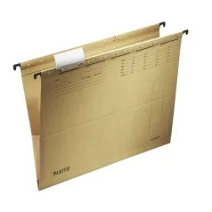   LEITZ Függőmappa, oldalvédelemmel, karton, A4, LEITZ "Alpha", natúr