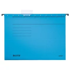   LEITZ Függőmappa, karton, A4, LEITZ "Alpha Standard", kék