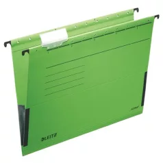   LEITZ Függőmappa, oldalvédelemmel, karton, A4, LEITZ "Alpha", zöld