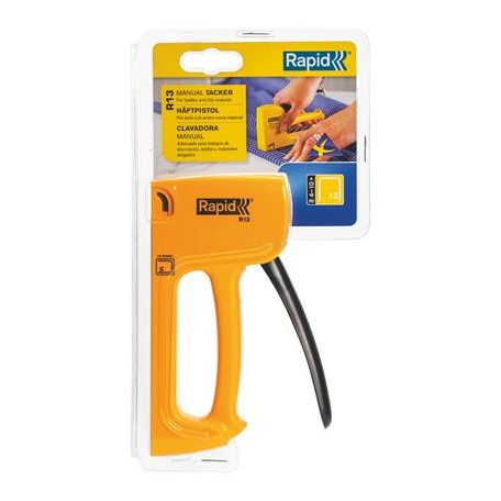 RAPID Tűzőgép, 13/4-10, hobbi, RAPID "R13E", sárga