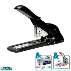   RAPID Tűzőgép, nagyteljesítményű, 9/8-14, 110 lap, RAPID "HD110", fekete/szürke