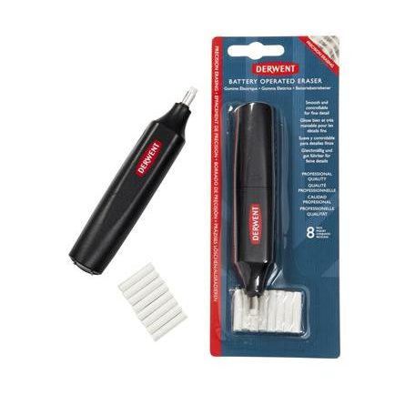 DERWENT Radírstift, elemes, csereheggyel, DERWENT