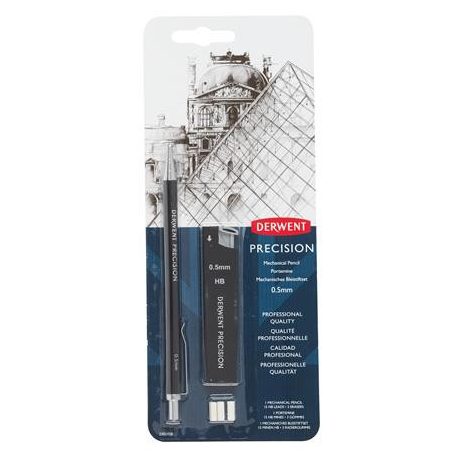 DERWENT Nyomósirón készlet, 0,5 mm, DERWENT "Precision", HB