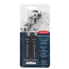 DERWENT Grafitbél szett, 0,5 mm, HB, 2B, DERWENT "Precision"