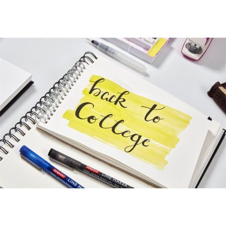 DERWENT Tűfilc szett, 0,05/0,1/0,2/ 0,3/0,5/0,8 mm, DERWENT "Line Marker", fekete