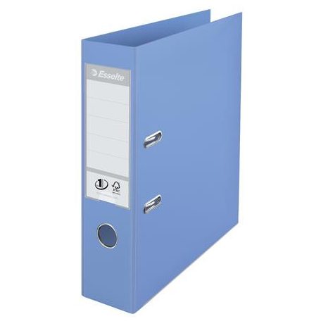 ESSELTE Iratrendező, 75 mm, A4, PP, élvédő sínnel, ESSELTE "Standard", levendula