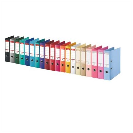 ESSELTE Iratrendező, 75 mm, A4, PP, élvédő sínnel, ESSELTE "Standard", barack