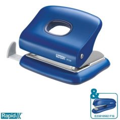   RAPID Lyukasztó, kétlyukú, 20 lap, RAPID "FC20", vízkék