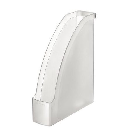 LEITZ Iratpapucs, műanyag, 70 mm, LEITZ "Plus", áttetsző