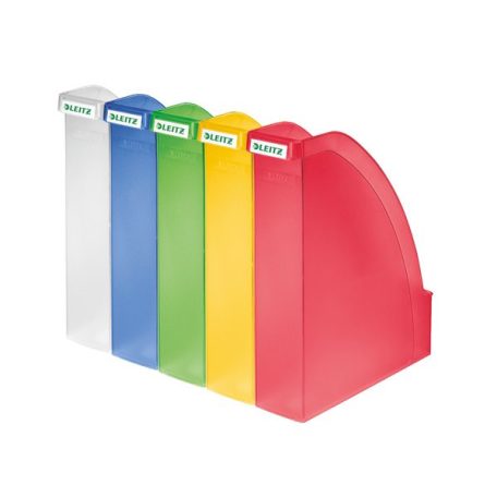 LEITZ Iratpapucs, műanyag, 70 mm, LEITZ "Plus", fekete