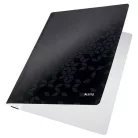LEITZ Gyorsfűző, laminált karton, A4, LEITZ "Wow", fekete
