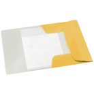 LEITZ Gumis mappa, 15 mm, karton, A4, LEITZ "Cosy", melegsárga