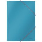 LEITZ Gumis mappa, 15 mm, karton, A4, LEITZ "Cosy", nyugodtkék