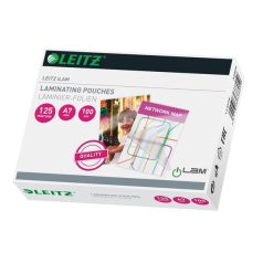   LEITZ Meleglamináló fólia, 125 mikron, A7, fényes, LEITZ "iLam"
