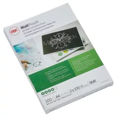 GBC Meleglamináló fólia, 100 mikron, A4, matt, GBC