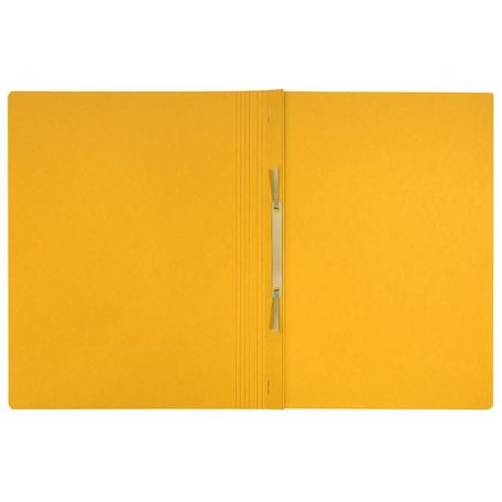 LEITZ Gyorsfűző, A4, karton, LEITZ "Recycle", sárga