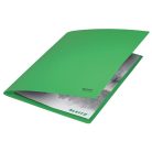 LEITZ Gyorsfűző, A4, karton, LEITZ "Recycle", zöld