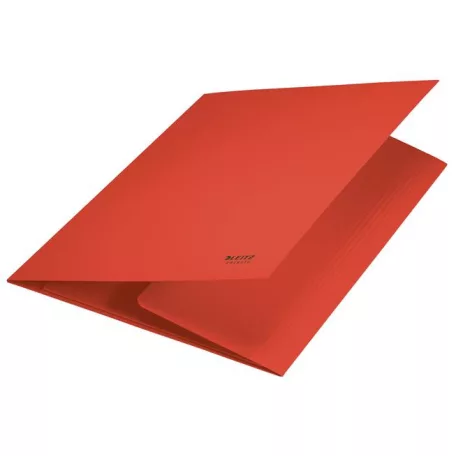 LEITZ Pólyás dosszié, karton, A4, LEITZ "Recycle", piros