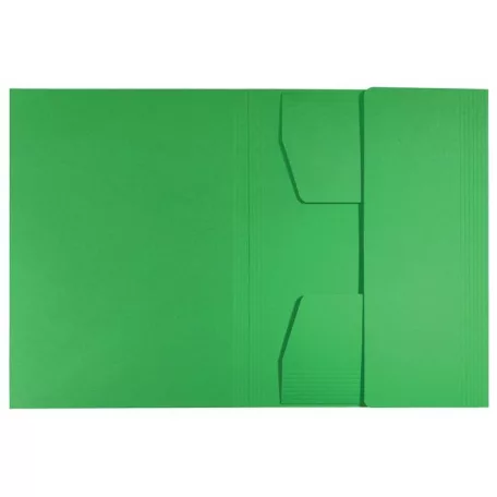 LEITZ Pólyás dosszié, karton, A4, LEITZ "Recycle", zöld