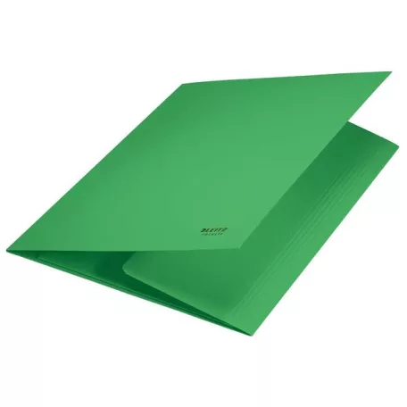 LEITZ Pólyás dosszié, karton, A4, LEITZ "Recycle", zöld