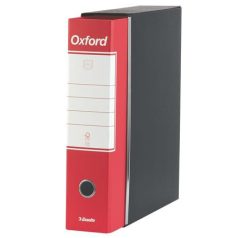   ESSELTE Tokos iratrendező, 80 mm, A4, karton, ESSELTE "Oxford", piros