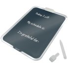 LEITZ Üvegtábla, törölhető, asztali, A4, LEITZ "Cosy", bársonyszürke