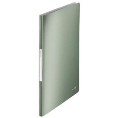   LEITZ Bemutatómappa, 40 zsebes, A4, LEITZ "Style", olajfazöld