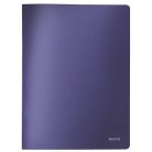 LEITZ Bemutatómappa, 40 zsebes, A4, LEITZ "Style", titánkék