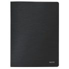 LEITZ Bemutatómappa, 40 zsebes, A4, LEITZ "Style", szaténfekete