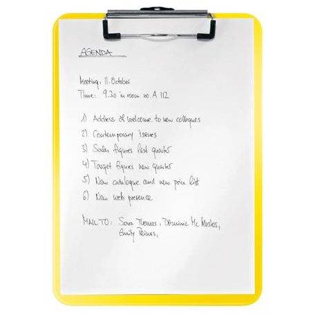 LEITZ Felírótábla, A4, LEITZ "Wow", sárga