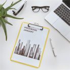 LEITZ Felírótábla, A4, LEITZ "Wow", sárga