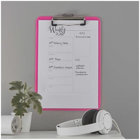 LEITZ Felírótábla, A4, LEITZ "Wow", rózsaszín