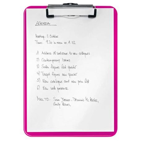 LEITZ Felírótábla, A4, LEITZ "Wow", rózsaszín