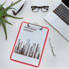 LEITZ Felírótábla, A4, LEITZ "Wow", piros