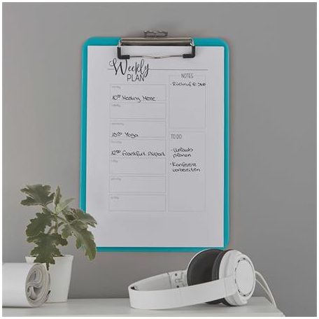 LEITZ Felírótábla, A4, LEITZ "Wow", jégkék