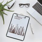 LEITZ Felírótábla, A4, LEITZ "Wow", fekete