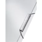 LEITZ Gumis mappa, PP, A4, LEITZ "Style", kristályfehér