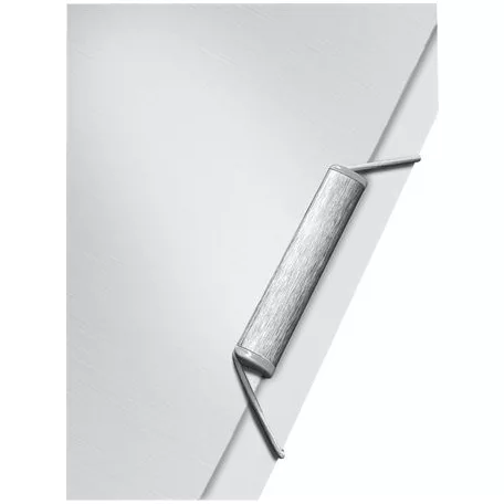 LEITZ Gumis mappa, PP, A4, LEITZ "Style", kristályfehér