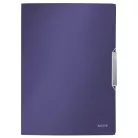 LEITZ Gumis mappa, PP, A4, LEITZ "Style", titánkék