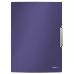   LEITZ Gumis mappa, PP, A4, LEITZ "Style", titánkék