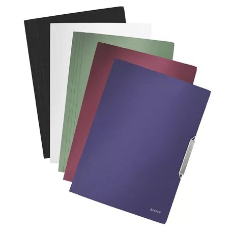 LEITZ Gumis mappa, PP, A4, LEITZ "Style", szaténfekete