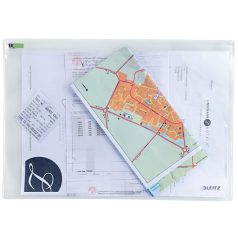   LEITZ Rendszerező tasak, L, cipzáras, LEITZ "Complete Zip"