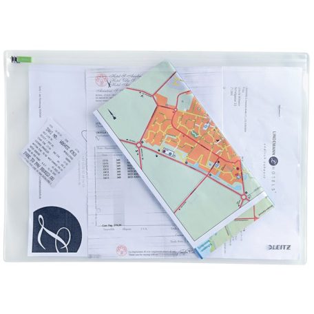 LEITZ Rendszerező tasak, L, cipzáras, LEITZ "Complete Zip"