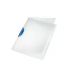 LEITZ Gyorsfűző, klipes, PP, A4, LEITZ "ColorClip Magic", kék
